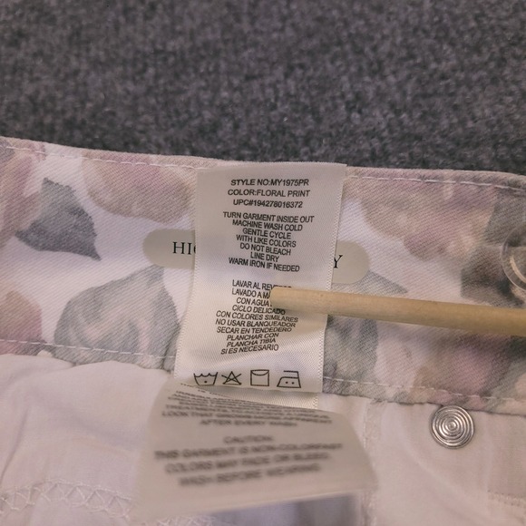 NWT Seven7 Jeans Women Sz 8 (30x30) Tummyless High Rise Skinny Floral MSRP 69 - Picture 8 of 16